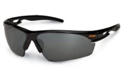 Stihl Black Frame Sun & Safety Glasses With Silver Mirror Lens