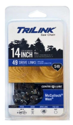 TriLink 14 In. S49 Semi Chisel Chainsaw Chain