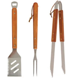 Mr. Bar-B-Q 3 Piece Stainless Steel Tool Set