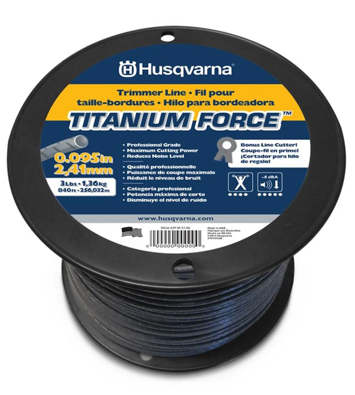 Husqvarna Titanium Force Trimmer Line .95x1200'