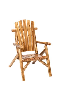 Jack Post Log Dining Chair - Natural Finish