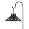 Exhart Solar Lamp Shade W/Shepherd's Hook