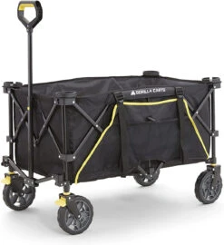 Gorilla Carts Collapsible Folding Outdoor Utility Wagon