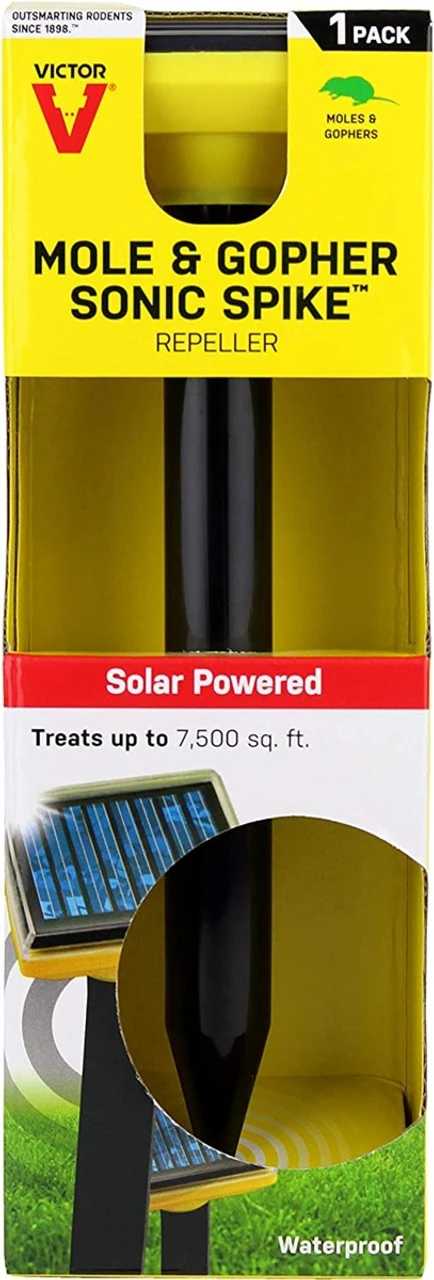 Victor Solar Powered Sonic Spike, Black